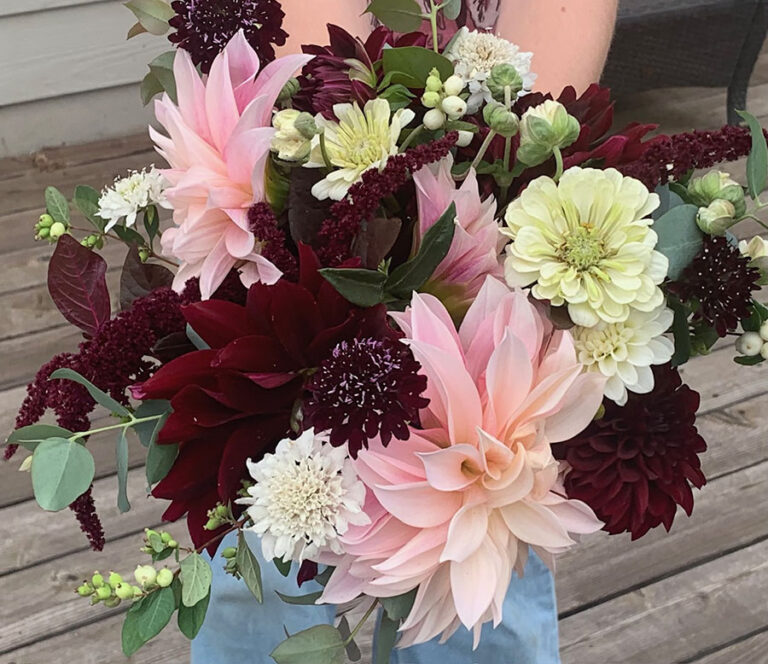 Flower Bouquet at Happy Hen Gardens Flower Bouquet at Happy Hen Gardens